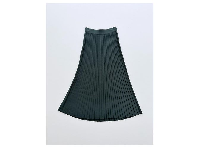Falda midi plisada Weekend Max Mara verde oscuro - vista 5