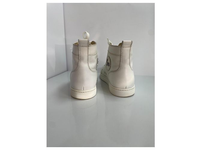 Christian Louboutin Leder Sneaker Weiß - Ansicht 4