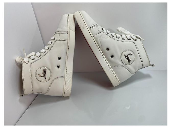 Christian Louboutin Leder Sneaker Weiß - Ansicht 5
