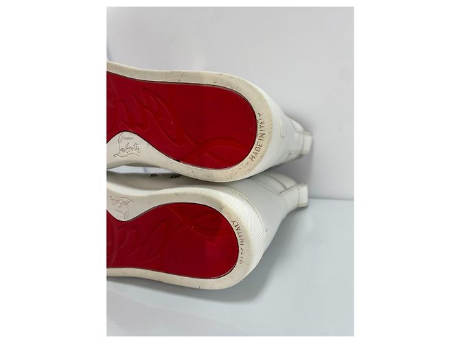 Christian Louboutin Leder Sneaker Weiß - Ansicht 7
