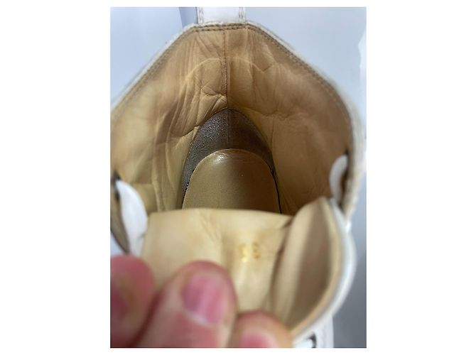 Christian Louboutin Leder Sneaker Weiß - Ansicht 8