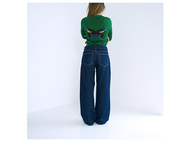 Gucci Suéter de Lurex Alessandro Michele Multicolor Verde - vista 7