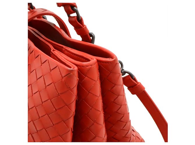 Borsa Roma Intrecciato Piccola di Bottega Veneta - vista 5