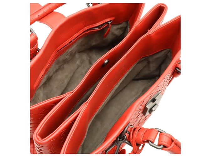 Borsa Roma Intrecciato Piccola di Bottega Veneta - vista 7