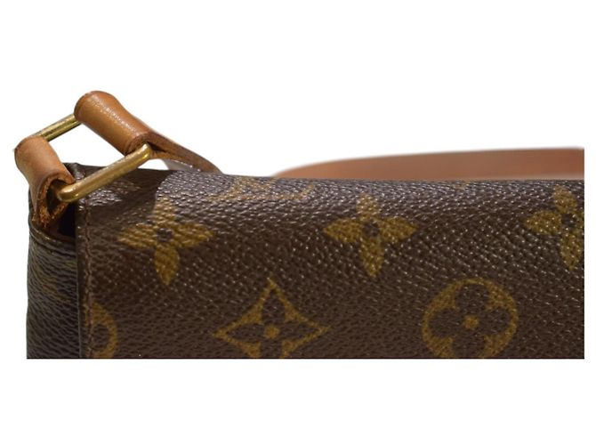Louis Vuitton Musette Salsa Borsa in Tela Monogram Marrone - vista 14