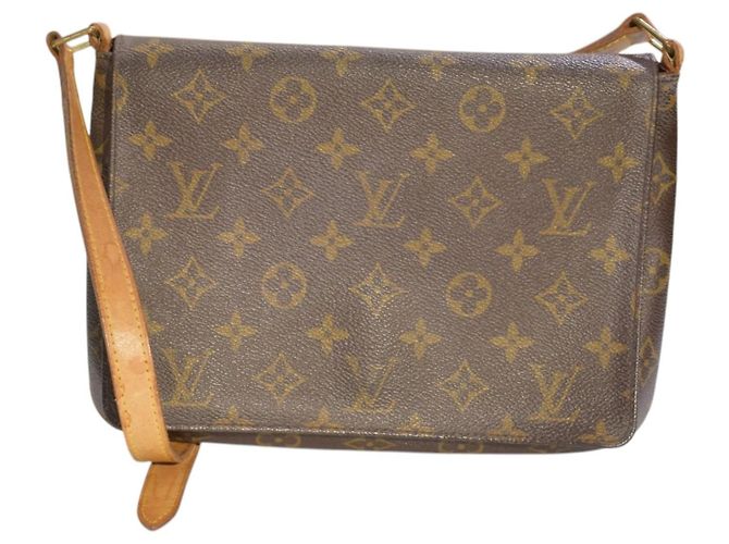 Louis Vuitton Musette Salsa Borsa in Tela Monogram Marrone - vista 2