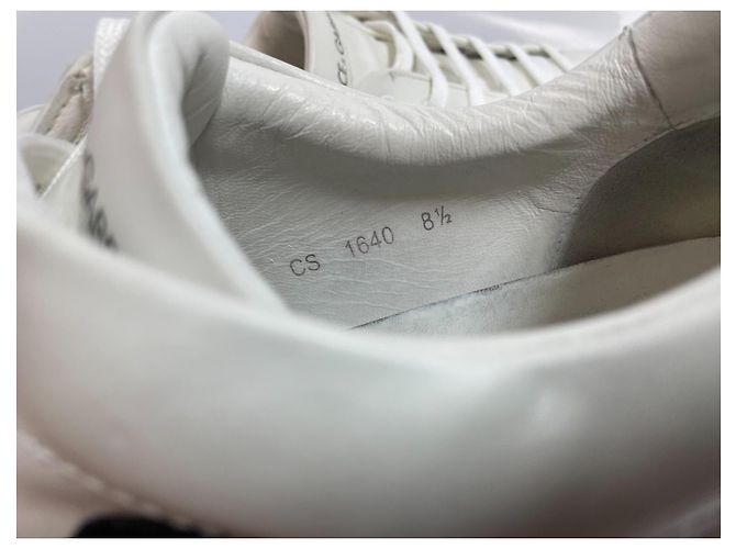 Sneakers in pelle bianca Dolce & Gabbana Logo DG Bianco - vista 8
