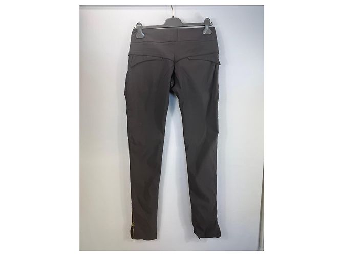 Preen by Thornton Bregazzi Pantalones Gris Oscuro Castaño - vista 3