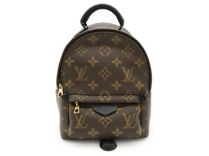 Zaino Mini Palm Springs Monogram Louis Vuitton Marrone - vista 2
