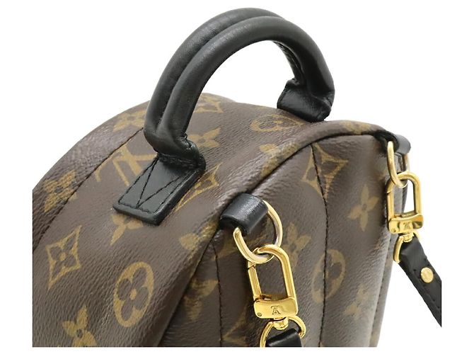 Zaino Mini Palm Springs Monogram Louis Vuitton Marrone - vista 5