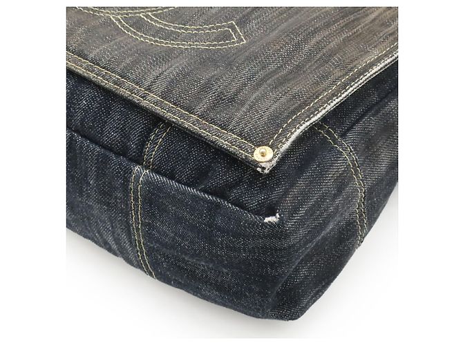 Borsa a Spalla in Denim Chanel - vista 8