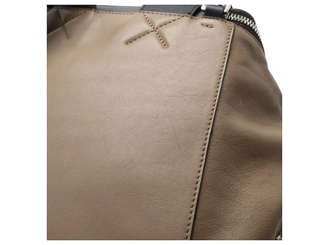 Loewe Goya Rindsleder Rucksack Braun Schwarz - Ansicht 5