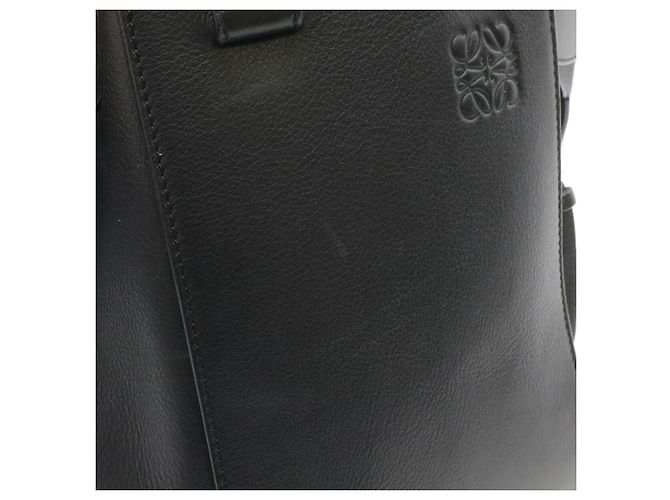 Borsa a mano in pelle nera Hammock Loewe Nero - vista 5