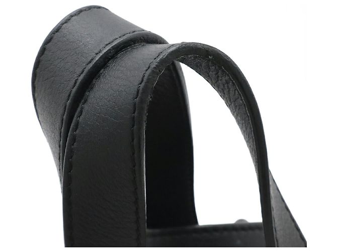 Borsa a mano in pelle nera Hammock Loewe Nero - vista 6