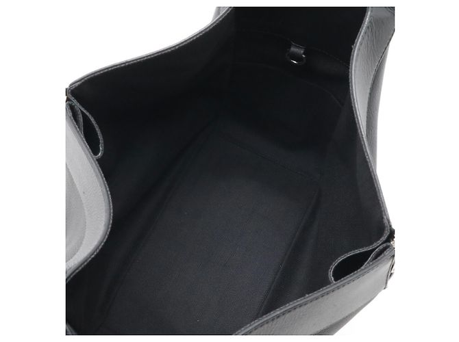 Borsa a mano in pelle nera Hammock Loewe Nero - vista 9