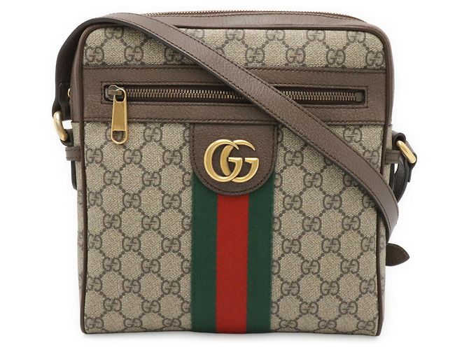 Borsa a mano Gucci Ophidia GG Small Rosso Beige Verde - vista 2