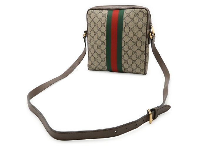 Borsa a mano Gucci Ophidia GG Small Rosso Beige Verde - vista 3