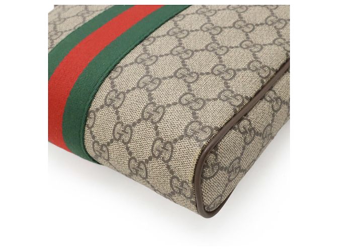 Borsa a mano Gucci Ophidia GG Small Rosso Beige Verde - vista 4