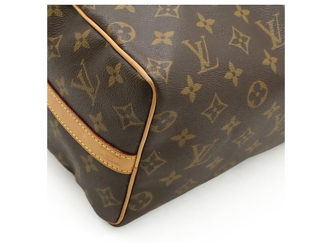 Borsa Louis Vuitton Monogram Speedy Bandolere 25 Marrone - vista 4