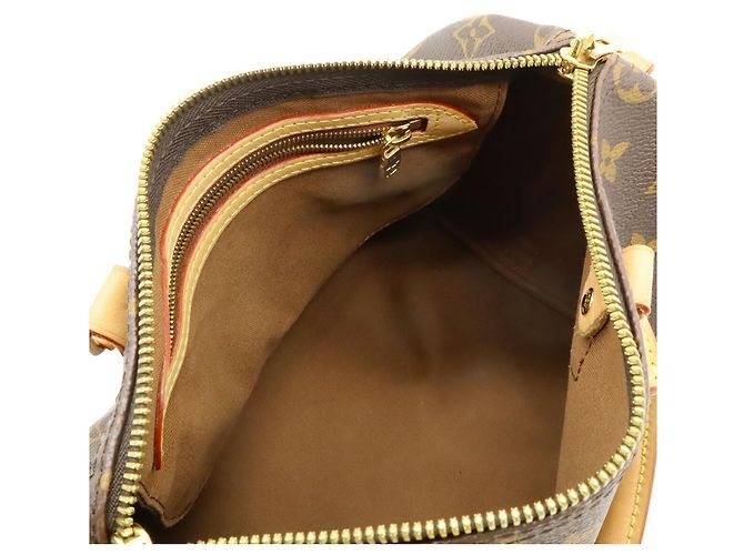 Borsa Louis Vuitton Monogram Speedy Bandolere 25 Marrone - vista 6