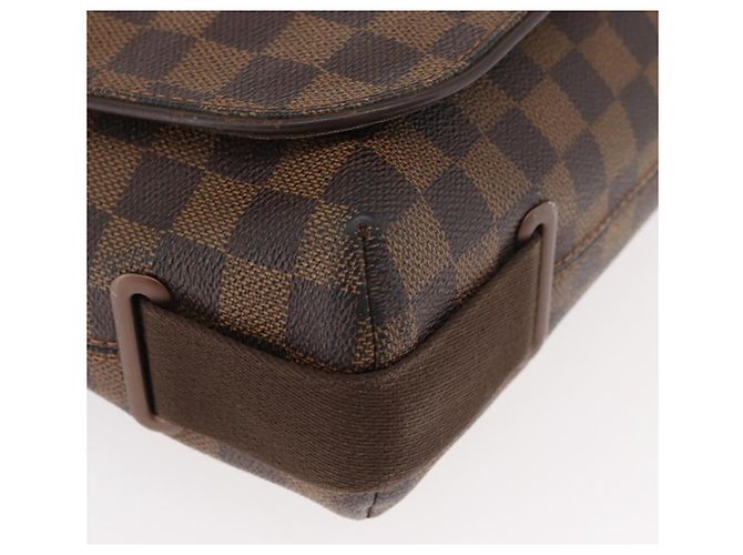 LOUIS VUITTON Borsa a Spalla Brooklyn MM Damier Ebene N51211 LV Auth bs35045 - vista 10