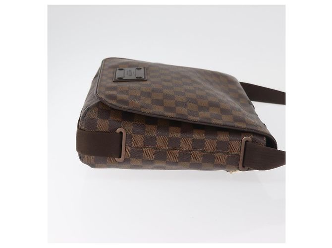 LOUIS VUITTON Borsa a Spalla Brooklyn MM Damier Ebene N51211 LV Auth bs35045 - vista 3