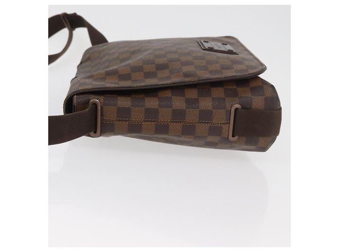 LOUIS VUITTON Borsa a Spalla Brooklyn MM Damier Ebene N51211 LV Auth bs35045 - vista 4