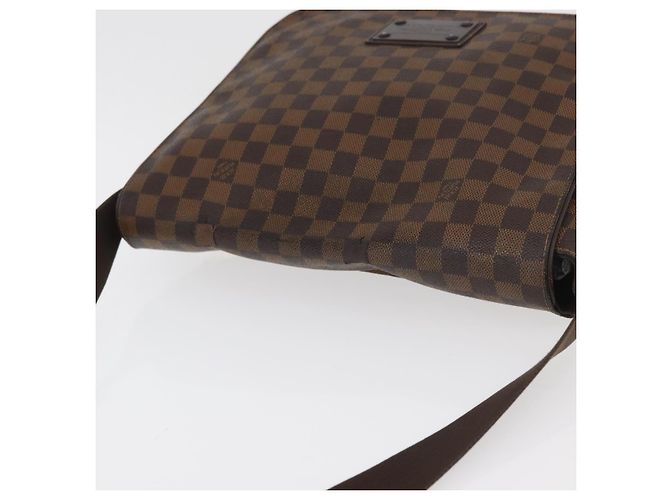 LOUIS VUITTON Borsa a Spalla Brooklyn MM Damier Ebene N51211 LV Auth bs35045 - vista 6
