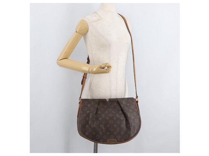 LOUIS VUITTON Borsa a Spalla Monogram Menilmontant MM M40473 LV Auth bs34962 Monogramma - vista 27