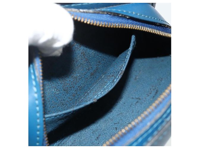 LOUIS VUITTON Pochette Dauphine PM Epi Blu M48445 LV Auth 177339 - vista 11