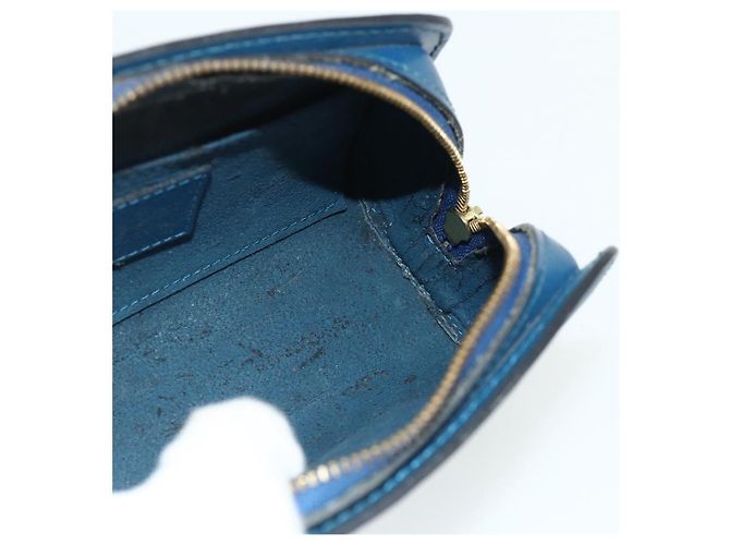 LOUIS VUITTON Pochette Dauphine PM Epi Blu M48445 LV Auth 177339 - vista 17