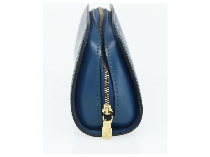 LOUIS VUITTON Pochette Dauphine PM Epi Blu M48445 LV Auth 177339 - vista 3