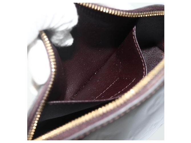 LOUIS VUITTON Pochette Cosmetica Vernis PM Amarante M91495 LV Auth 177298 Bordò - vista 11