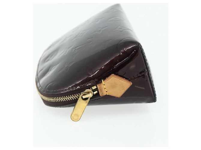 LOUIS VUITTON Pochette Cosmetica Vernis PM Amarante M91495 LV Auth 177298 Bordò - vista 3