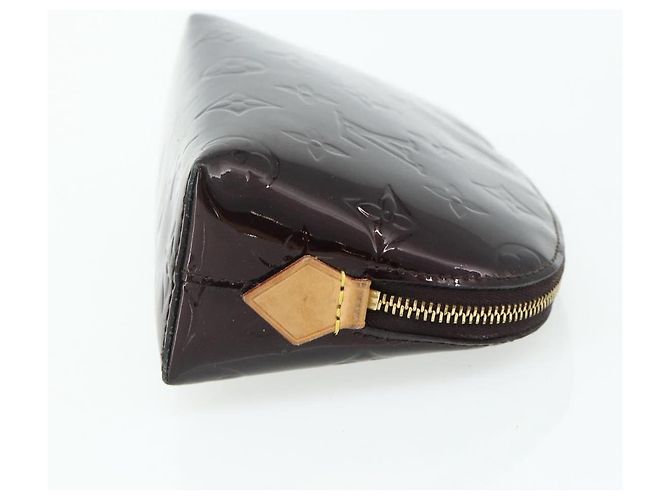 LOUIS VUITTON Pochette Cosmetica Vernis PM Amarante M91495 LV Auth 177298 Bordò - vista 4