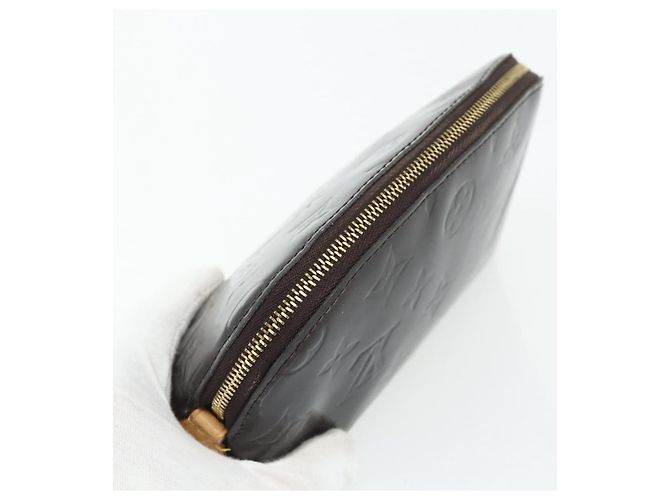 LOUIS VUITTON Pochette Cosmetica Vernis PM Amarante M91495 LV Auth 177298 Bordò - vista 5