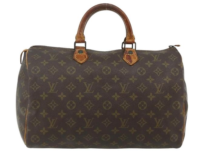 LOUIS VUITTON Borsa a Mano Monogram Speedy 35 M41524 LV Auth 178680 Monogramma - vista 13