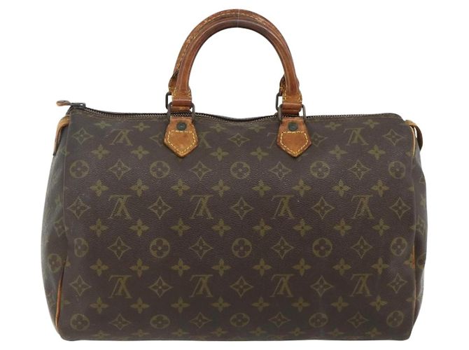 LOUIS VUITTON Borsa a Mano Monogram Speedy 35 M41524 LV Auth 178680 Monogramma - vista 2