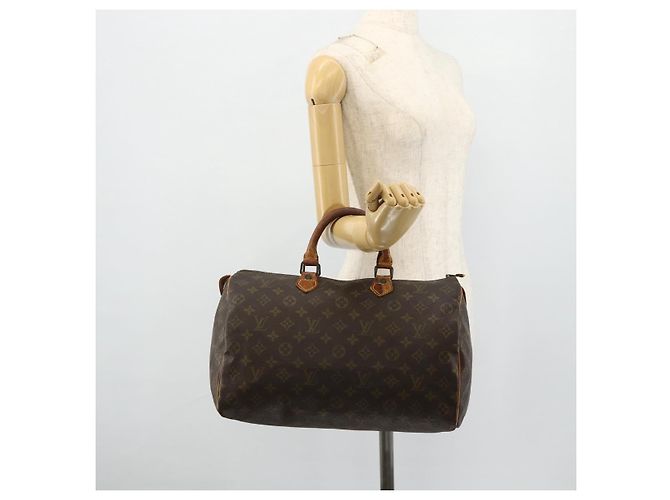 LOUIS VUITTON Borsa a Mano Monogram Speedy 35 M41524 LV Auth 178680 Monogramma - vista 20