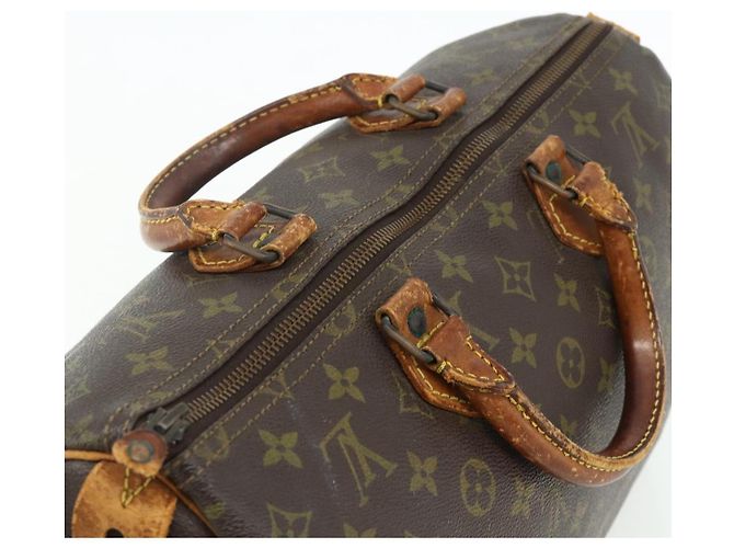 LOUIS VUITTON Borsa a Mano Monogram Speedy 35 M41524 LV Auth 178680 Monogramma - vista 6