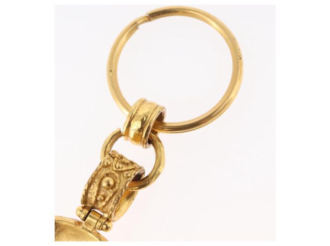 Chaveiro CHANEL em metal dourado CC Auth bs35092M - vista 9