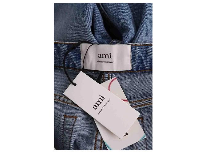 Ami Jeans larghi blu - vista 5