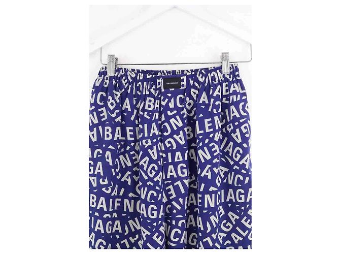 Balenciaga Blaue weite Hose - Ansicht 2