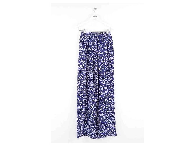 Balenciaga Blaue weite Hose - Ansicht 3