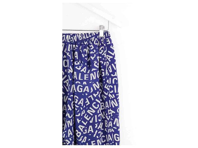 Balenciaga Blaue weite Hose - Ansicht 4