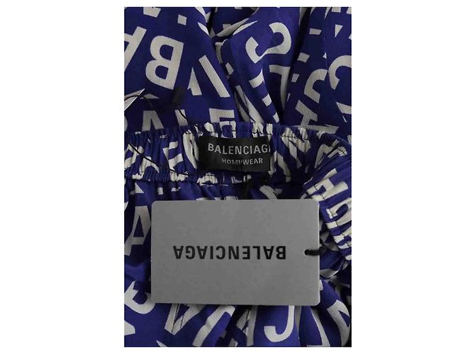 Balenciaga Blaue weite Hose - Ansicht 5