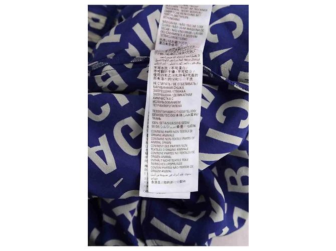 Balenciaga Blaue weite Hose - Ansicht 6