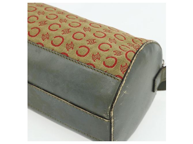 16 Céline Borsa a Spalla in Tela Macadam C di CELINE Beige Oro Auth fm5324 D'oro - vista 10
