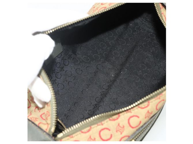 16 Céline Borsa a Spalla in Tela Macadam C di CELINE Beige Oro Auth fm5324 D'oro - vista 16