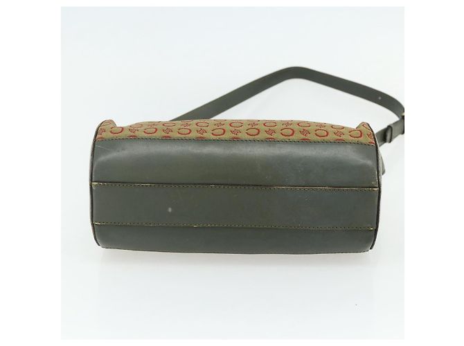 16 Céline Borsa a Spalla in Tela Macadam C di CELINE Beige Oro Auth fm5324 D'oro - vista 9